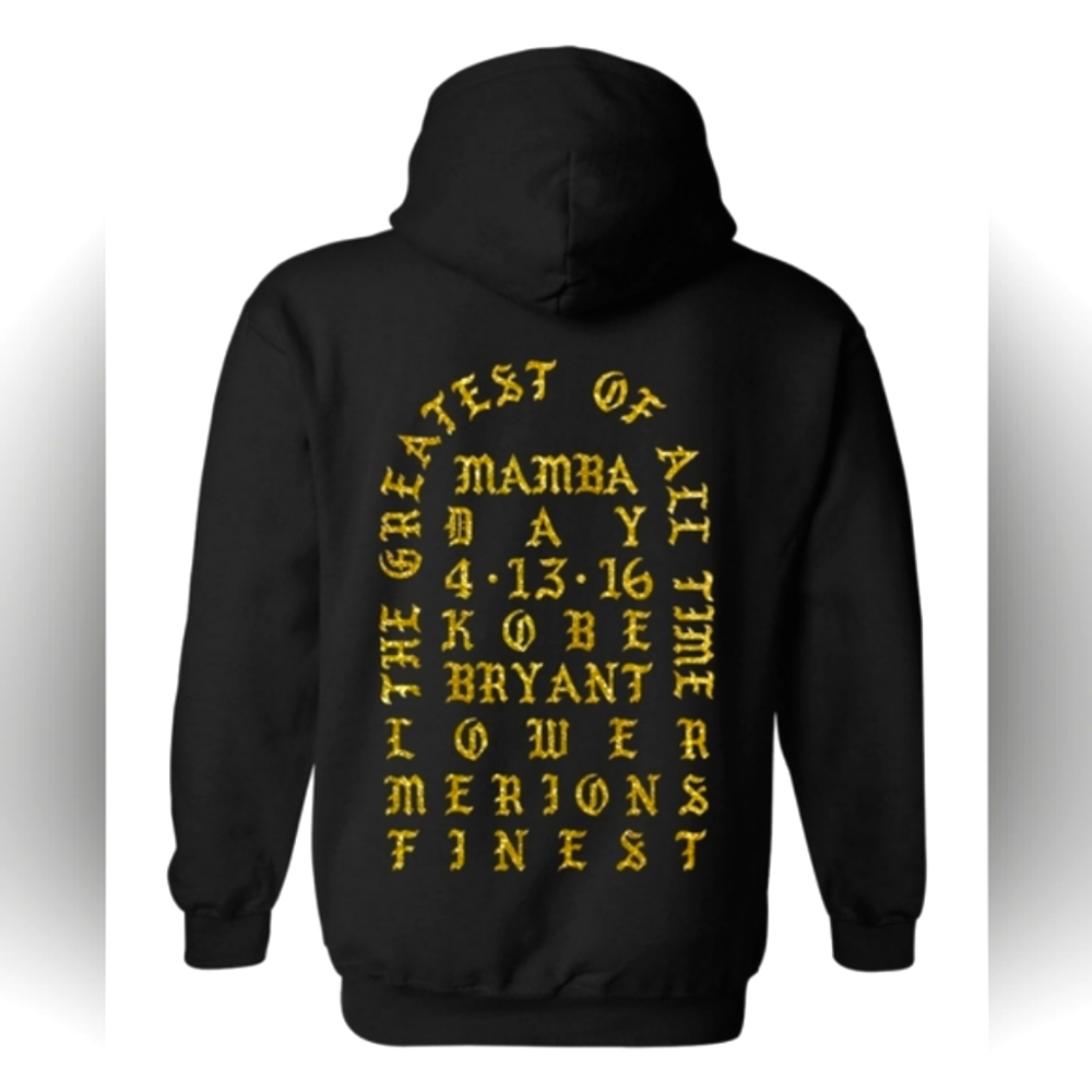 New Mens GOAT Mamba Black Hoodie Kanye